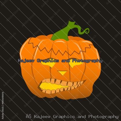 Halloween Scary Pumpkin Face