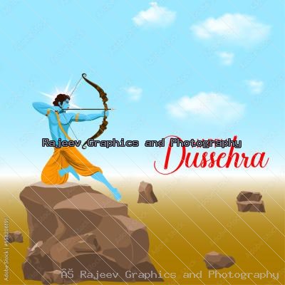 Happy Dussehra Festival Vector Social Media Post