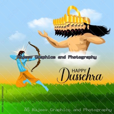 Happy Dussehra Festival Vector Social Media Post