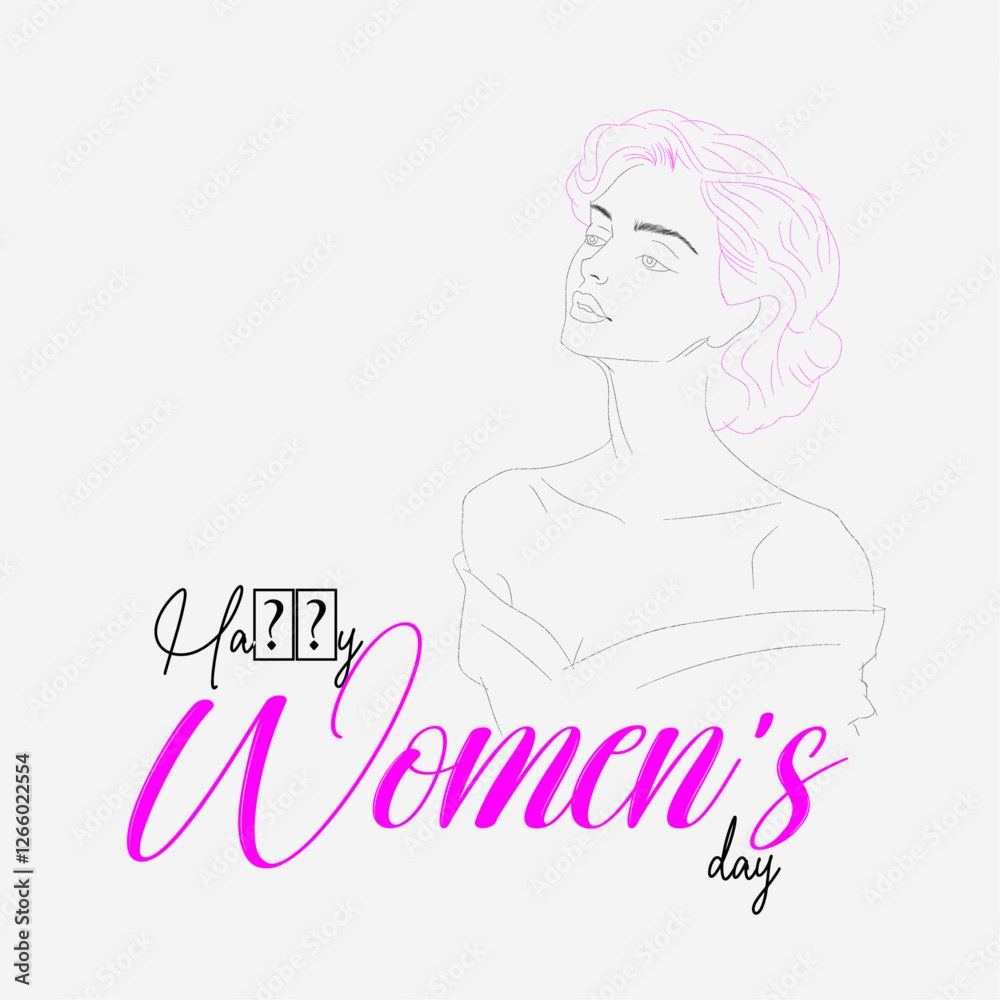 Happy Women S Day Gorgeous Poster Design