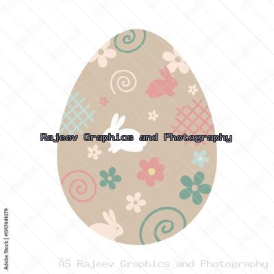 Intricate Zentangle Easter Egg Illustration Ornate Mandala Line Art For Adult Coloring