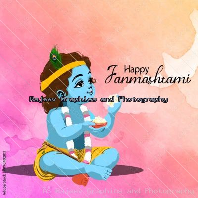 Krishna Janmashtami Social Media Post
