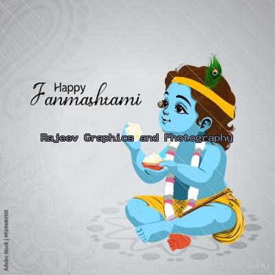Krishna Janmashtami Social Media Post