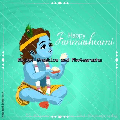 Krishna Janmashtami Social Media Post