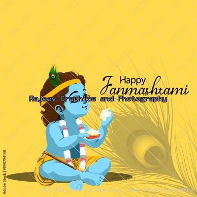Krishna Janmashtami Social Media Post