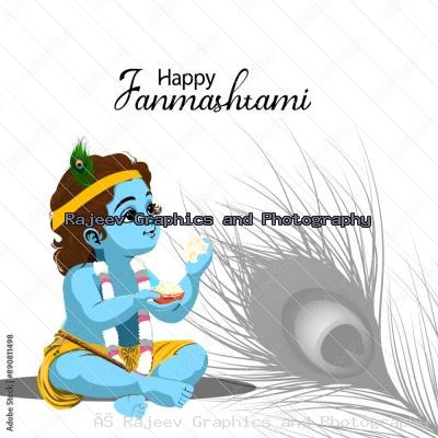 Krishna Janmashtami Social Media Post