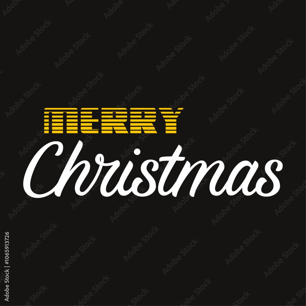 Merry Christmas Calligraphy Text 011