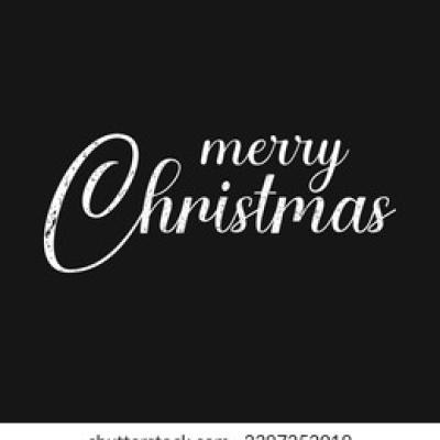 Merry Christmas White Bold Script Lowercase Merry - find similar on Shutterstock