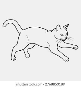 Minimalist Black White Line Art