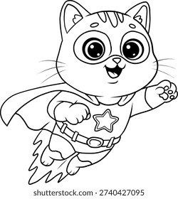 Preschool Animal Coloring Sheet Supercat