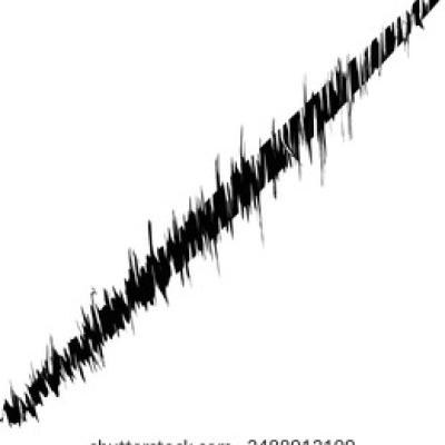 Ragged Bristle Brush Stroke Diagonal
