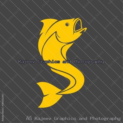 S Initial Fish Logo