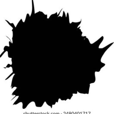 Square Black Ink Splash Stain - find similar on Envato Elements