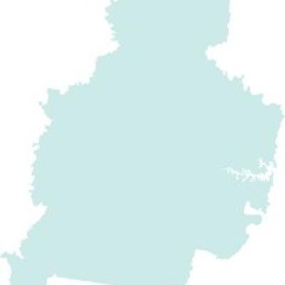 Sydney Map Mint Green Silhouette