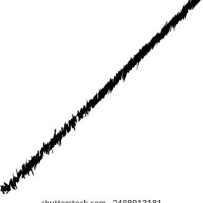 Thick Textured Diagonal Brush Stroke - find similar on iStock