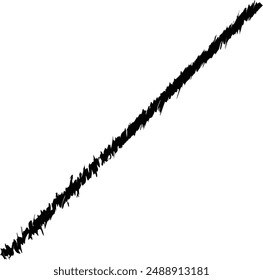 Thick Textured Diagonal Brush Stroke
