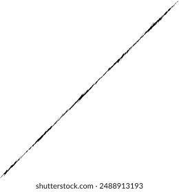 Thin Diagonal Brush Stroke Line