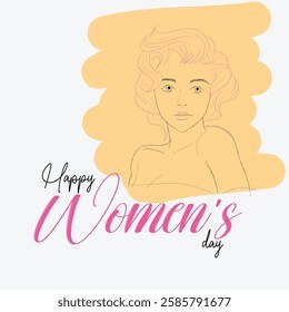 Womens Day Sketch Social Media