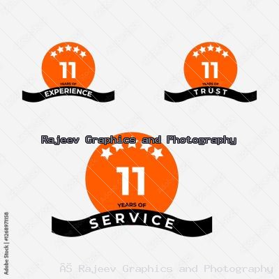 Years Badge For Eleven
