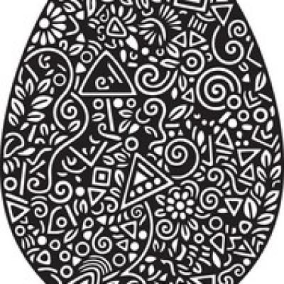 Zentangle Easter Egg Illustration Intricate - find similar on Shutterstock