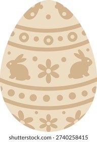 Zentangle Easter Egg Illustration Ornate