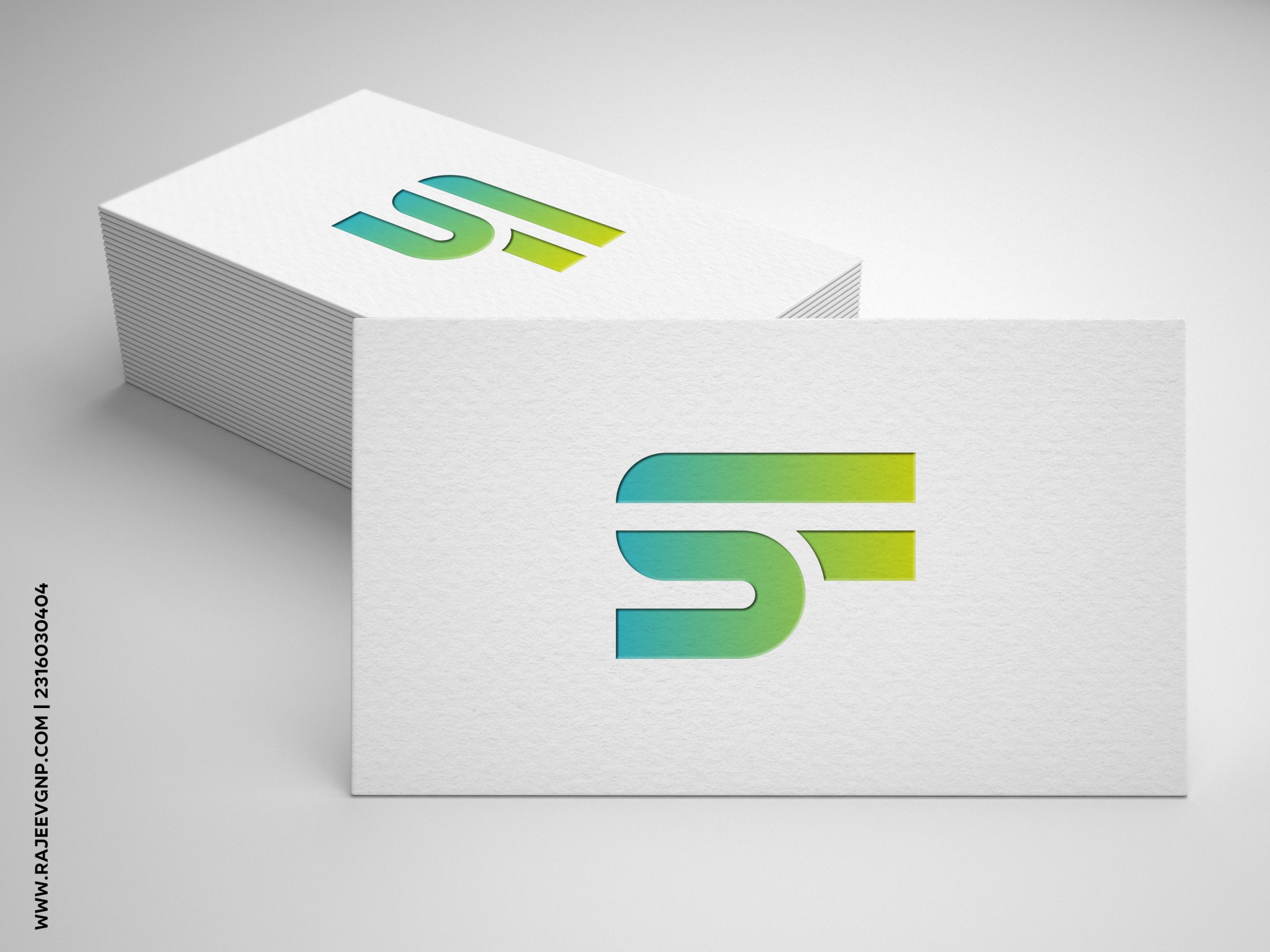 SF Business card Mockup by Rajeev Graphics & Photography