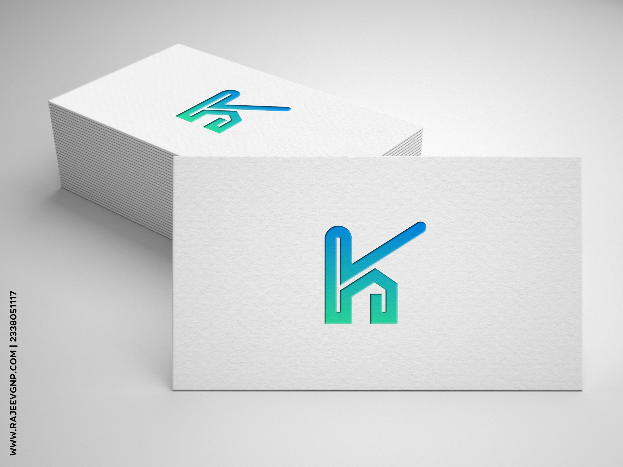 kh business card mockup