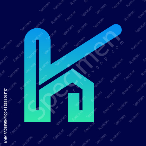 Initial ALphabet KH Logo Design Vector Template. Abstract Letter KH Linked  Logo Royalty Free SVG, Cliparts, Vectors, and Stock Illustration. Image  140399417.